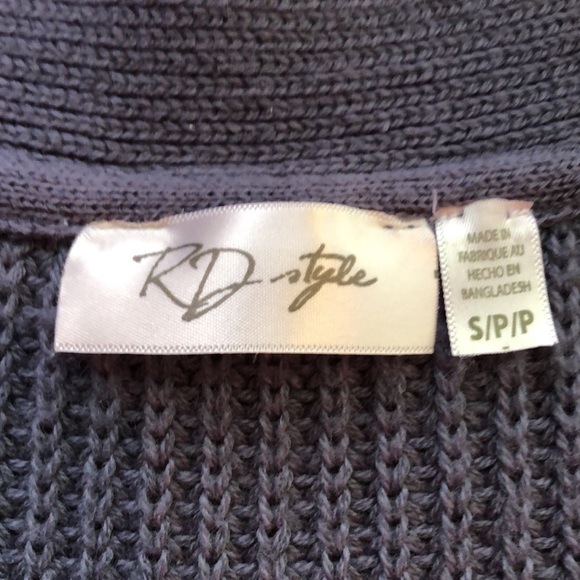 Cold shoulder slouchy cardigan - Picture 3 of 6